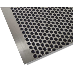 23-5/8 x 41 Inch Aqua Under Sink Drip Mat, Black Stainless Steel