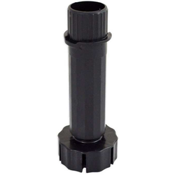 4-7/8, 6-3/8 Inch Height Adjustment 418 Plastic Leveler, Black
