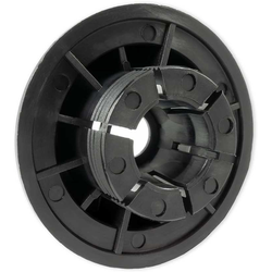 840 ABS Socket, Knock In Mount, Black