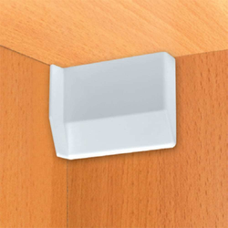 Plastic Cover Cap for 704 Metal Wall Hanger, Left Mount, White