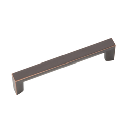 Rotterdam 3-3/4 Inch Center to Center Oil Rubbed Bronze Highlighted Cabinet Pull