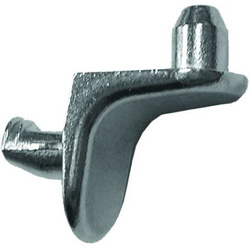3/8 Inch (10.8 mm) Standard 2-Peg Die-Cast Shelf Support