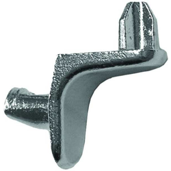 11/32 Inch (9.2 mm) Slim 2-Peg Die-Cast Shelf Support