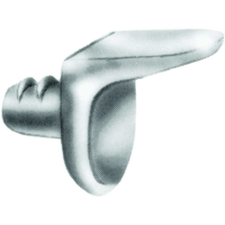 3/16 Inch (5 mm) 1-Peg Die-Cast Shelf Support
