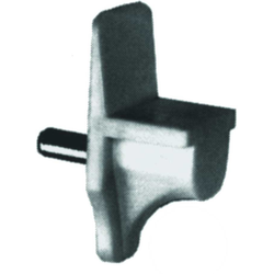 3/16 Inch (5 mm) High-Back Plastic Shelf Support