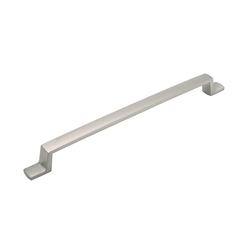 Rotterdam Footed Pull 8 inch Center to Center Satin Nickel