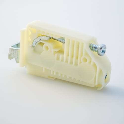 806 Series Hanging Bracket, Right Screw Mount with White Cover, White