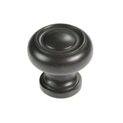 Cottage 1-1/4 Inch Diameter Oil Rubbed Bronze Cabinet Knob