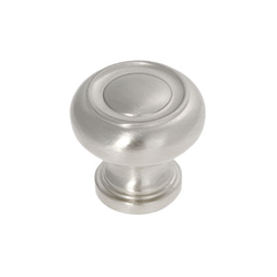 Cottage 1-1/4 Inch Diameter Satin Nickel Cabinet Knob