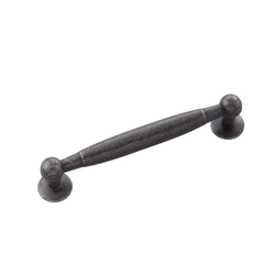 Cumberland Pull 4-3/4 inch Center to Center Black Nickel Vibed
