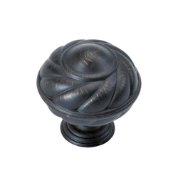 French Country Knob 1-5/16 inch Diameter Vintage Bronze