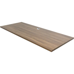 24 Inch Depth x 71 Inch Width Rectangular Desk Top, Walnut