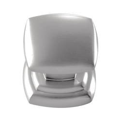Euro-Contemporary 1-1/4 Inch Diameter Stainless Steel Finish Cabinet Knob