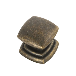 Euro-Contemporary Knob 1-1/4 inch Diameter Windover Antique