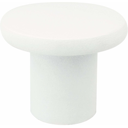 Berenson Art Tech Disc Collection, 1-3/32 Inch Diameter Cabinet Knob, White, Zinc Material, Contemporary Style, Ideal for Modern Home Decor