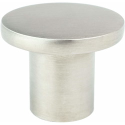 Berenson Art Tech Disc Collection, 1-3/32 Inch Diameter Disc Cabinet Knob, Brushed Nickel Finish, Zinc Material, Contemporary Style