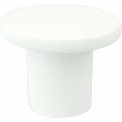 Berenson Art Tech 1-9/32 Inch Diameter Disc Cabinet Knob, Contemporary White Zinc Knob for Cabinets and Drawers