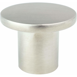 Berenson Art Tech Disc Collection, 1-9/32 Inch Diameter Large Cabinet Knob, Brushed Nickel Finish, Zinc Material, Contemporary Style