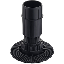 Axilo System Adjustable Foot, Adjustment Range 5-1/2 to 6-11/16 Inch, Required Mounting Plate and Panel Clips Sold Separately , Black