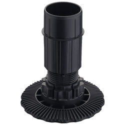 Axilo System Adjustable Foot, Adjustment Range 7-7/8 to 8-11/16 Inch, Required Mounting Plate and Panel Clips Sold Separately , Black