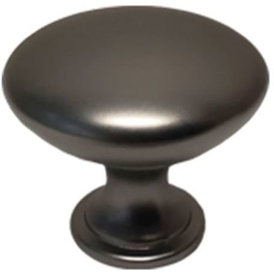 1-1/16 Inch Diameter Diecast Cabinet Knob, Dark Pewter