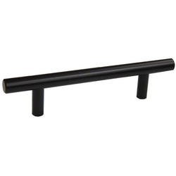 3-3/4 Inch Center to Center Bar Pull Collection Cabinet Pull, Matte Black