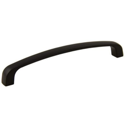5 Inch Center to Center Modern Collection Cabinet Pull, Matte Black
