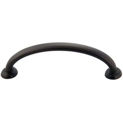 3-3/4 Inch Center to Center Modern Collection Deco Cabinet Pull, Oil Rubbed Bronze