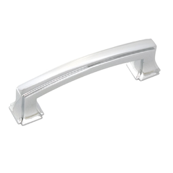Bridges 3 Inch Center to Center Chrome Cabinet Pull