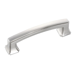 Bridges 3 Inch Center to Center Satin Nickel Cabinet Pull