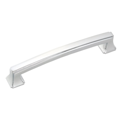 Bridges 5-1/16 Inch Center to Center Chrome Cabinet Pull