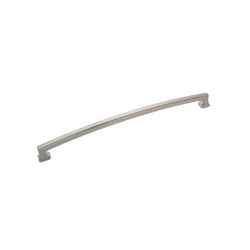 Bridges Pull 12 inch Center to Center Satin Nickel