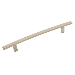 Cyprus 6-5/16 Inch Center to Center Satin Nickel Cabinet Pull