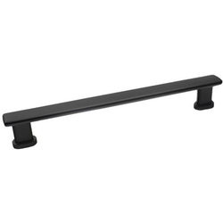 6-3/10 Inch Center to Center Contemporary Collection Manhattan Cabinet Pull, Dark Pewter
