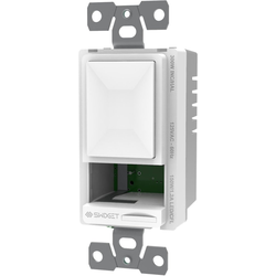 Final Sale, 120 VAC 150/300 W Swidget Dimmer Standard Switch without Insert, White
