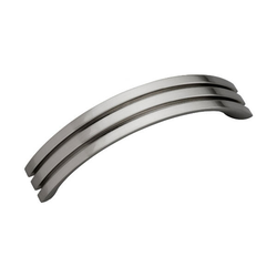 Axis 3-3/4 Inch Center to Center Satin Nickel Cabinet Pull