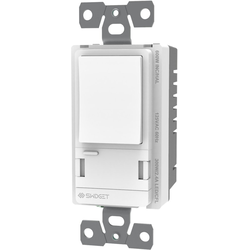 120 VAC 300/600 W Swidget Smart Standard Switch with WiFi Control Insert, White