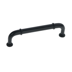 Cottage 3-3/4 Inch Center to Center Oil Rubbed Bronze Highlighted Cabinet Pull