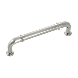 Cottage 3-3/4 Inch Center to Center Satin Nickel Cabinet Pull