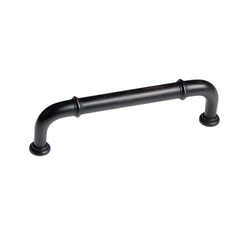 Cottage 3-3/4 Inch Center to Center Vintage Bronze Cabinet Pull