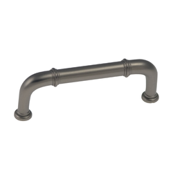 Cottage 3 Inch Center to Center Black Mist Cabinet Pull