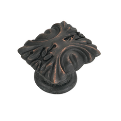 Ithica 1-5/16 Inch Length Vintage Bronze Cabinet Knob