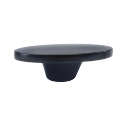 Luna 1-5/8 Inch Length Matte Black Cabinet Knob