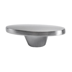 Luna 1-5/8 Inch Length Satin Nickel Cabinet Knob