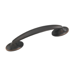 Luna 3 Inch Center to Center Vintage Bronze Cabinet Pull
