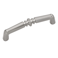 Ravel 3 Inch Center to Center Satin Nickel Cabinet Pull