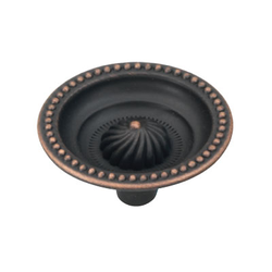 Roma 1-1/2 Inch Diameter Vintage Bronze Cabinet Knob