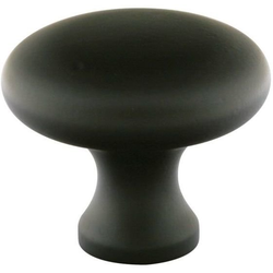 1-1/4 Inch Diameter Providence Cabinet Knob, Flat Black
