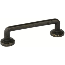 4 Inch Center To Center Bronze Rod Cabinet Pull, Medium Bronze