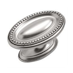 12% OFF Altair 1-3/4 Inch Diameter Satin Antique Silver Cabinet Knob